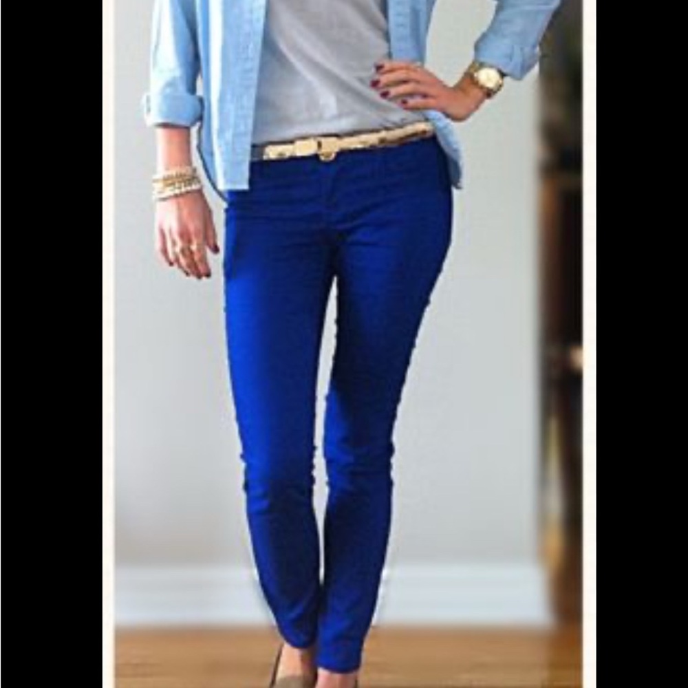 Ralph Lauren Co. Ralph Lauren Women’s Royal Blue Straight Leg Jeans
